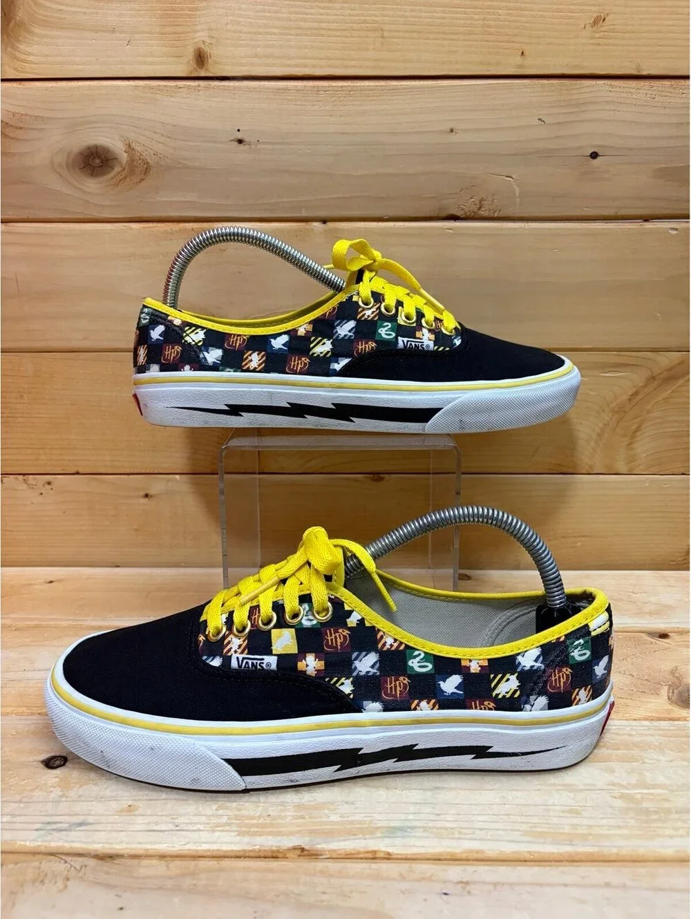 Harry Potter Checkerboard House Decal classic vans shoes Men’s 8.5 Women 10